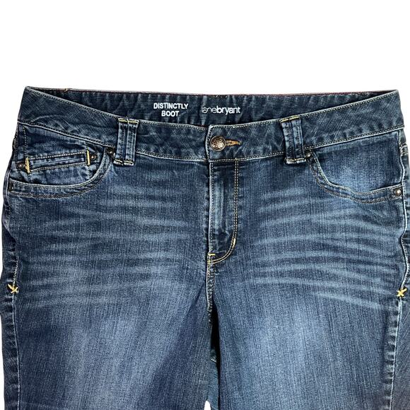 Lane Bryant Distinctly Boot Cut Right Fit Technology-Red Triangle-18 Average - 2 - Picture 4 of 13